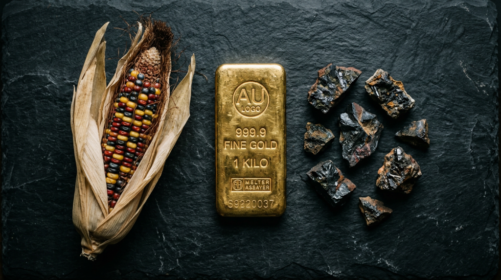 The Long-Term Implications of Scarcity in Food, Gold, and REE on Global Trade