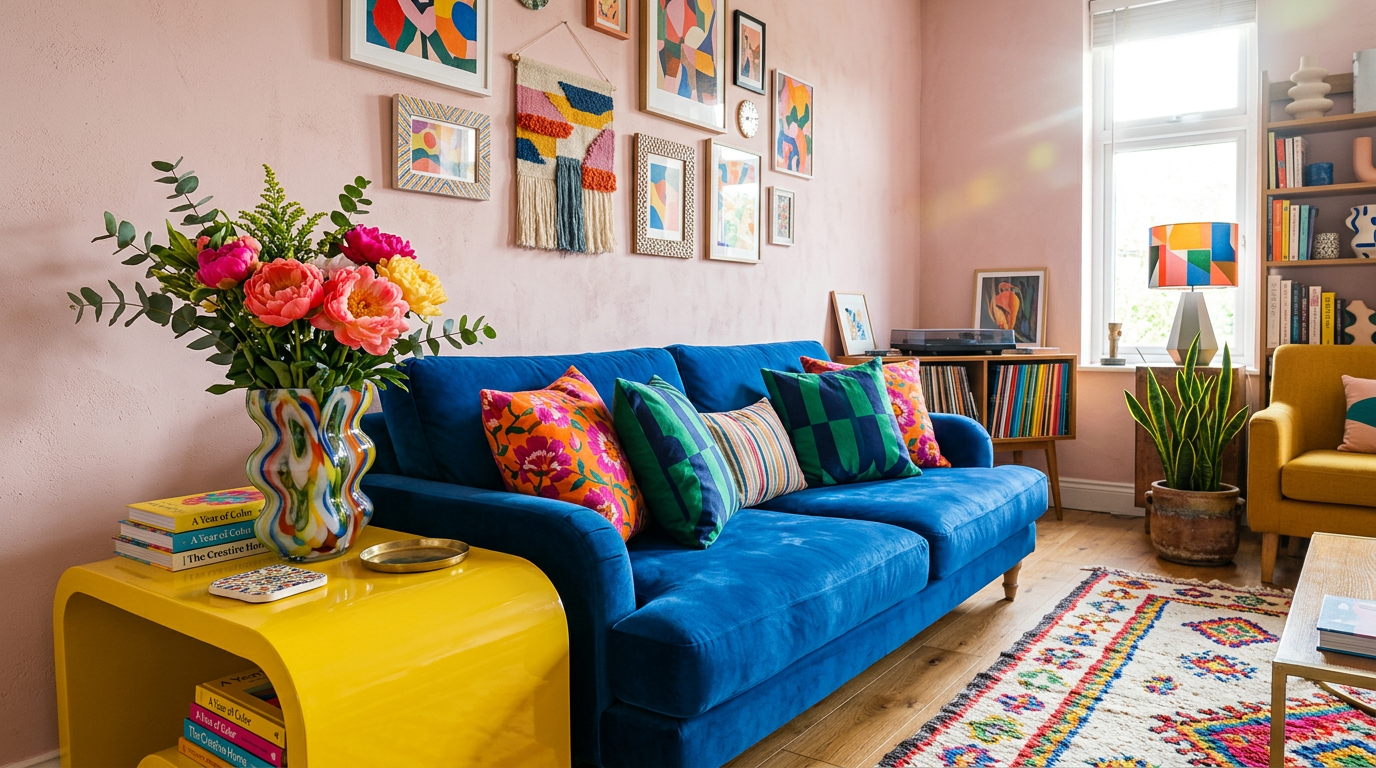 Dopamine Décor: The Bold and Joyful Interior Trend Dominating 2026