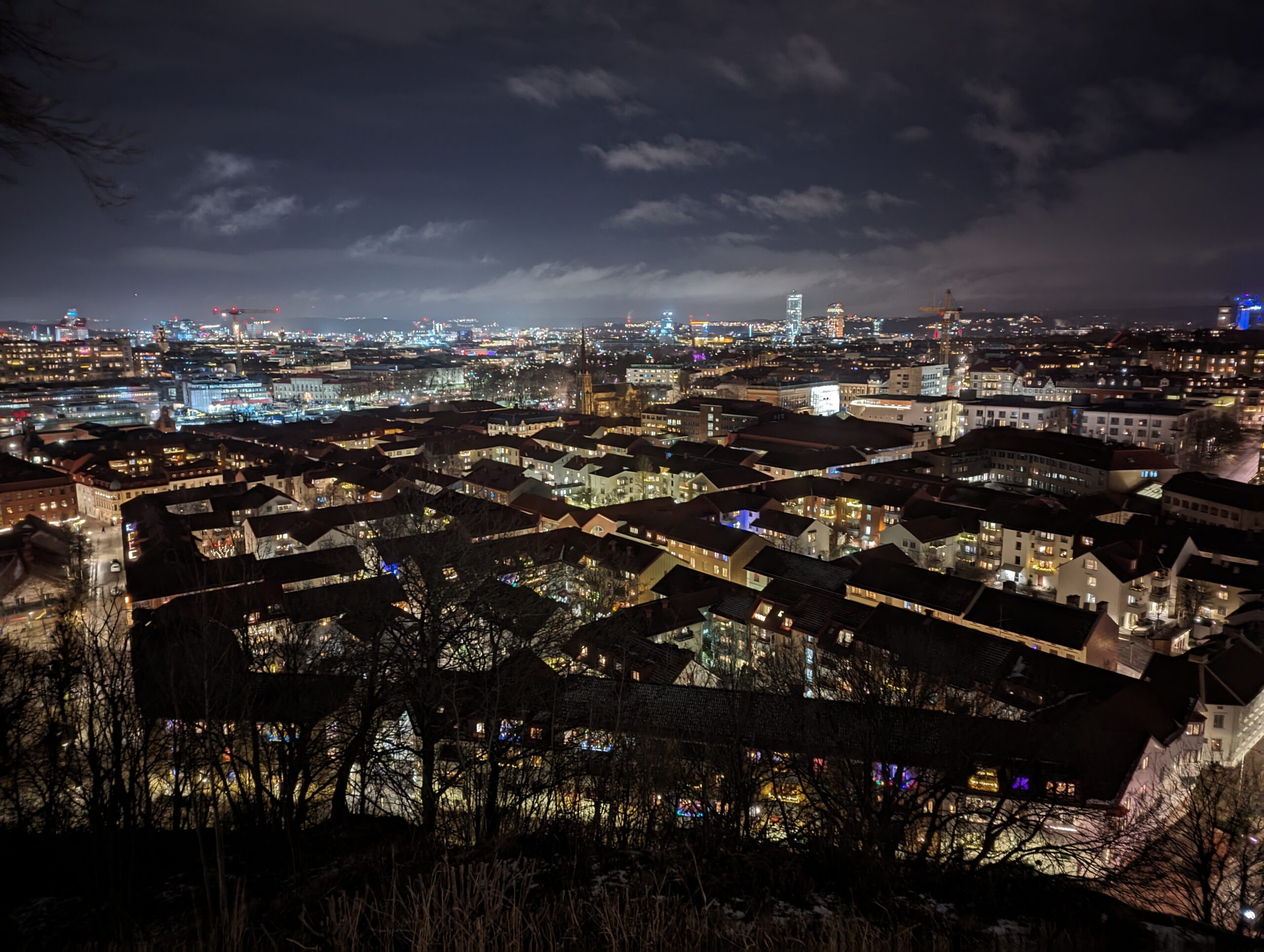 Göteborg i kvällsljus