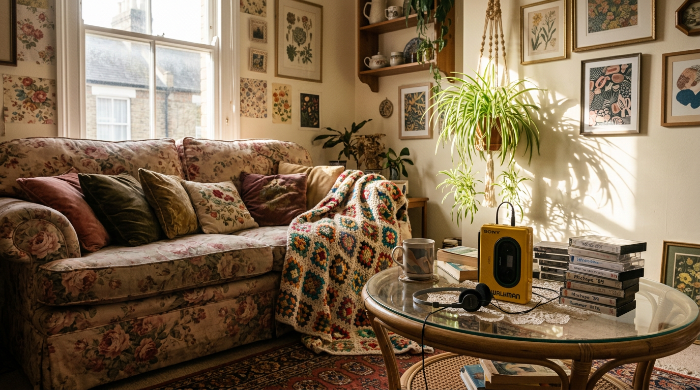 The Comeback of Nostalgia: Grandmacore & 80s/90s Retro in Modern Interiors