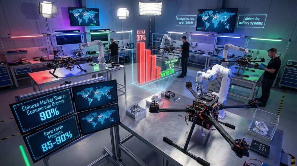 Drone Warfare and Rare Earth Magnets: How NdFeB Supply Chains Are Shaping the Future of Global Conflict