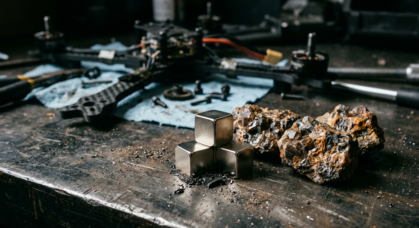 Drone Warfare and Rare Earth Magnets: How NdFeB Supply Chains Are Shaping the Future of Global Conflict