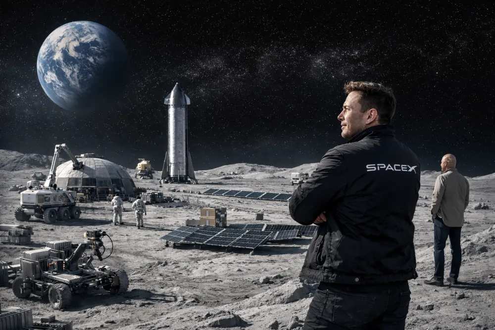 SpaceX Prioritizes a Lunar “Self-Growing Lunar City” Over Mars: Elon Musk’s New Vision for Humanity in Space