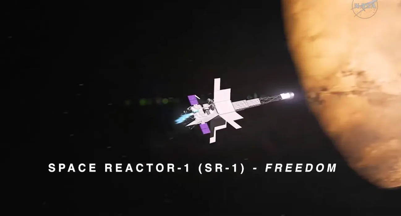 Space Reactor-1 Freedom Mission (SR-1): How Nuclear Electric Propulsion Will Transform Deep Space Travel by 2028
