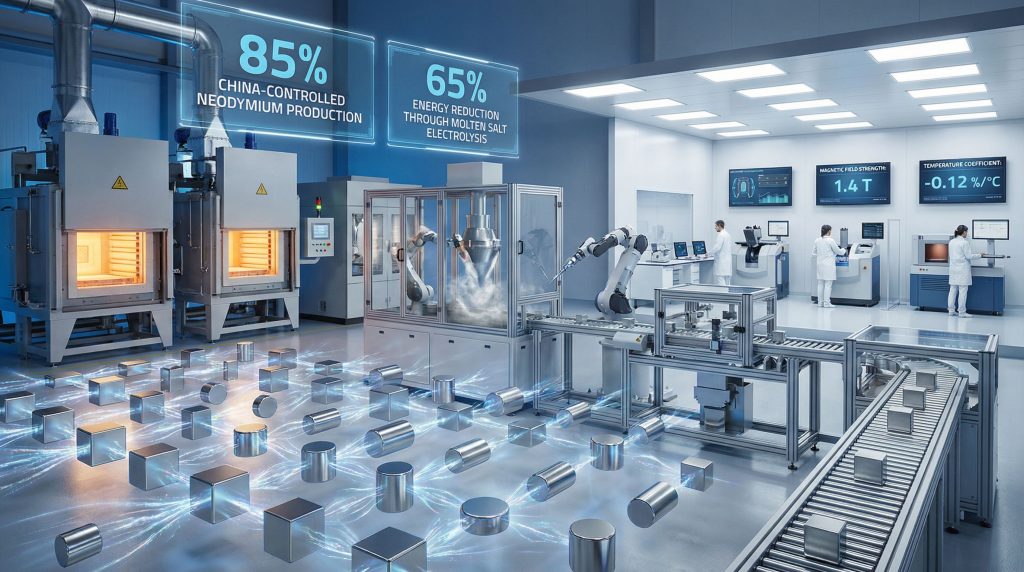 Heavy Rare Earth-Free Magnet Breakthrough Advances EV Supply Chain Independence