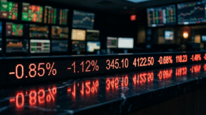 Stock Close Lower as Iran Ceasefire Deadline Looms Amid Threat of Canceled Talks