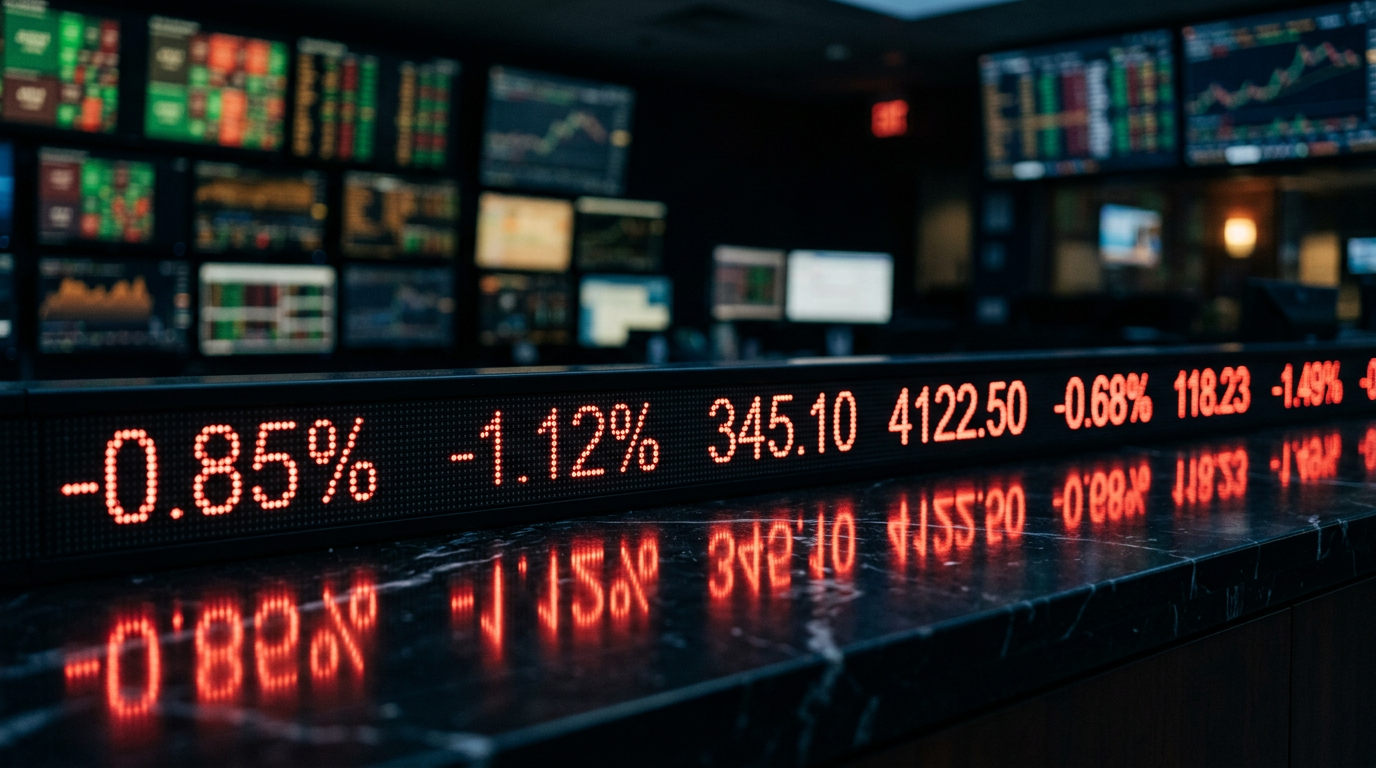 Stock Close Lower as Iran Ceasefire Deadline Looms Amid Threat of Canceled Talks