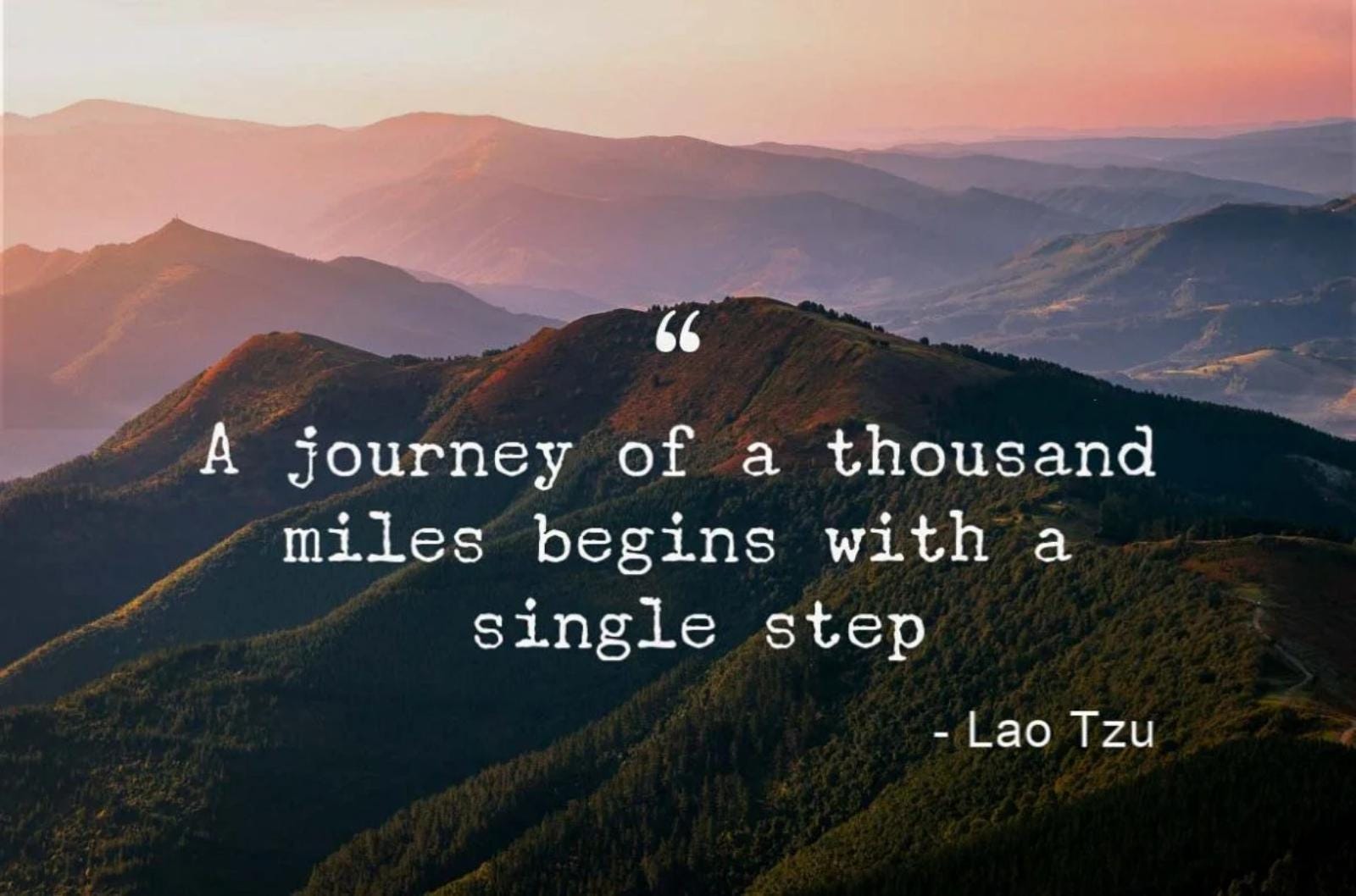 The Journey of a Thousand Miles Begins with a Single Step: How Small Actions Lead to Extraordinary Success